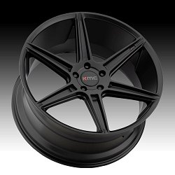 KMC KM711 Prism Satin Black Custom Wheels Rims 3