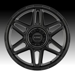 KMC KM716 Nomad Satin Black Custom Wheels Rims 2