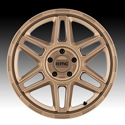 KMC KM716 Nomad Matte Bronze Custom Wheels Rims 2