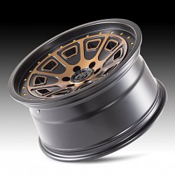 Mayhem Flatiron Flow Form 8301 Matte Black Bronze Tint Custom Wheels Rims 3