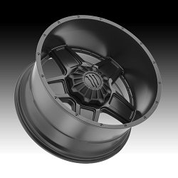 Monster Energy Edition 543B Satin Black Custom Wheels Rims 2