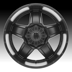 Monster Energy Edition 543B Satin Black Custom Wheels Rims 3
