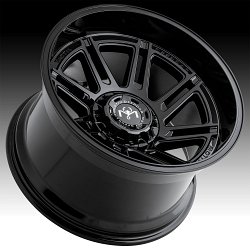 Motiv Offroad 425B Millenium Gloss Black Custom Wheels Rims 3