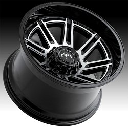 Motiv Offroad 425MB Millenium Machined Gloss Black Custom Wheels Rims 3