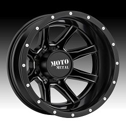 Moto Metal MO995 Dually Satin Black Milled Custom Wheels Rims 3