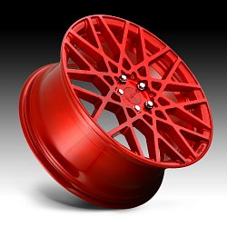 Rotiform BLQ R109 Candy Red Custom Wheels Rims 2