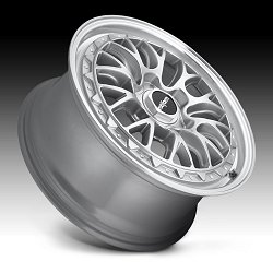 Rotiform LSR R155 Gloss Silver Custom Wheels Rims 2