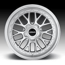 Rotiform LSR R155 Gloss Silver Custom Wheels Rims 3