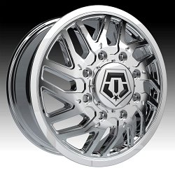 TIS Wheels 544C Dually Chrome Custom Truck Wheels Rims 2