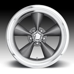 US Mags Standard U102 Gunmetal Custom Wheels Rims 3