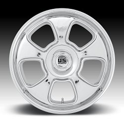 US Mags BLVD U126 Chrome Custom Wheels Rims 3