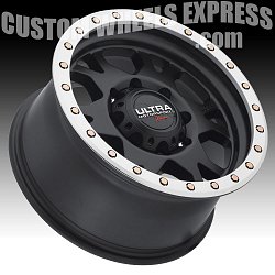 Ultra X102 Xtreme X-Lok Black Machined Custom Wheels 2