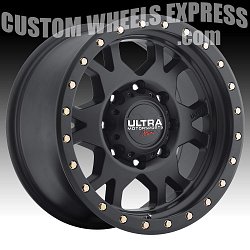 Ultra X102 Xtreme X-Lok Black Custom Wheels 2