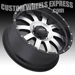 Ultra X105 Xtreme II Machined Black Custom Wheels 2