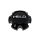 1079L145HE1GB-H42 / Helo Gloss Black 6-Lug Bolt-On Center Cap