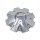 841L210C1 / KMC KM651 Slide Chrome Bolt-On Center Cap