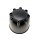 89-8114B / Ultra 8-Lug Satin Black Push Thru Center Cap