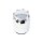 89-8115 / Ultra 8-Lug Chrome Push Thru Center Cap