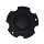 89-9856B / Ultra Matte Black Bolt On Center Cap