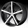 American Racing Phantom AR882 882 Matte Black Machined Custom Rims Wheels