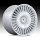 Asanti Black Label ABL40 Tiara Machined Silver Custom Wheels