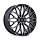 Asanti Black Label ABL50 Mogul 6 Machined Black Custom Wheels