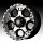 ATX Series AX184 184 Justice Matte Black Machined Custom Rims Wheels