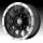 ATX Series AX186 186 Slot Satin Black Machined Custom Rims Wheels