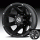 ATX Series AX189 189 Ledge Dually Teflon&reg; Black Custom Rims Wheels