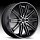 Asanti Black Label ABL-10 Machined Black Custom Wheels