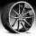 Asanti Black Label ABL-5 Machined Black Stainless Lip Custom Wheels