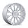 Asanti Black Label ABL51 Envoy Brushed Silver Custom Wheels