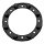 BASE-544BM-6-TIS / TIS Gloss Black Bolt-On Center Cap Base