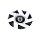 C-CSS71718MB / Lexani Gloss Black and Machined Bolt-On Center Cap
