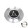 C-FC-XL-A206 / A207-SMS-26 / Lexani Artis Floating Brushed Snap In Cap