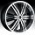 Cruiser Alloy 902MB 902 Threshold Machined and Black Custom Rims Wheels