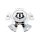 CAP-547C-5-TIS / TIS Chrome Bolt-On Center Cap