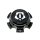 CAP-547BM-6-TIS / TIS Gloss Black Bolt-On Center Cap