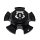 CAP-547BM-TIS / TIS Gloss Black Bolt-On Center Cap