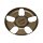 CAP-5H-Z22 / Gear Alloy Matte Bronze 5-Lug Snap-In Center Cap