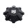 CAP-645B-DBOMB / DropStars Satin Black Bolt-On Center Cap