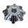 CAP-645C-DBOMB / DropStars Chrome Bolt-On Center Cap