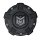 CAP-647BM-DBOMB / DropStars Satin Black Bolt-On Center Cap