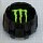 CAP-648MB-6-MG / Monster Energy Gloss Black Center Cap
