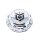 CAP-655V-6-DB / DropStars Gloss Chrome Bolt-On Center Cap