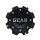 CAP-725B-8 / Gear Alloy Satin Black Bolt-On 8-Lug Center Cap