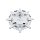 CAP-777CF / Pacer 777C Tenacious Chrome Bolt On Center Cap