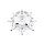 CAP-777CR / Pacer 777C Tenacious Chrome Bolt On Center Cap