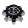 CAP-8L-CB17 / Chrome with Gloss Black Overlay Gear Alloy Bolt-On Center Cap