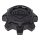 CAP-8L-M16 / Gear Alloy Satin Black Bolt-On Center Cap